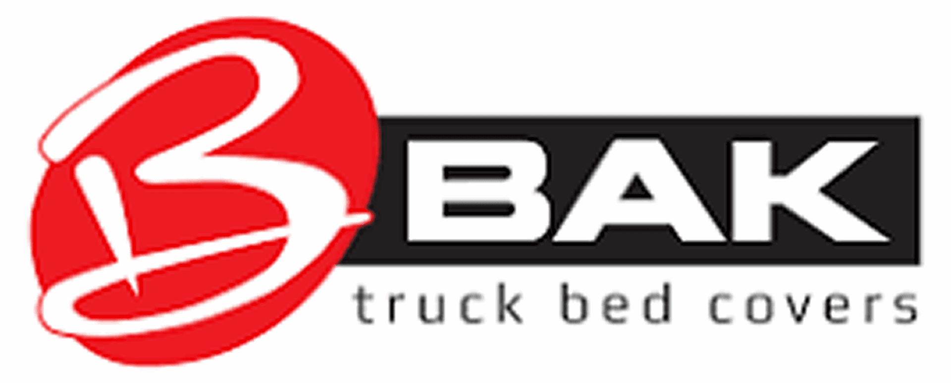 Logo featuring a red and white circular design with the text 'BAS truck beds'.