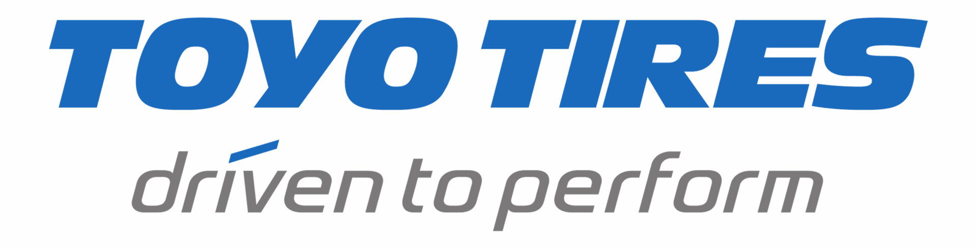 A close-up of a blue and gray logo with partially visible text.