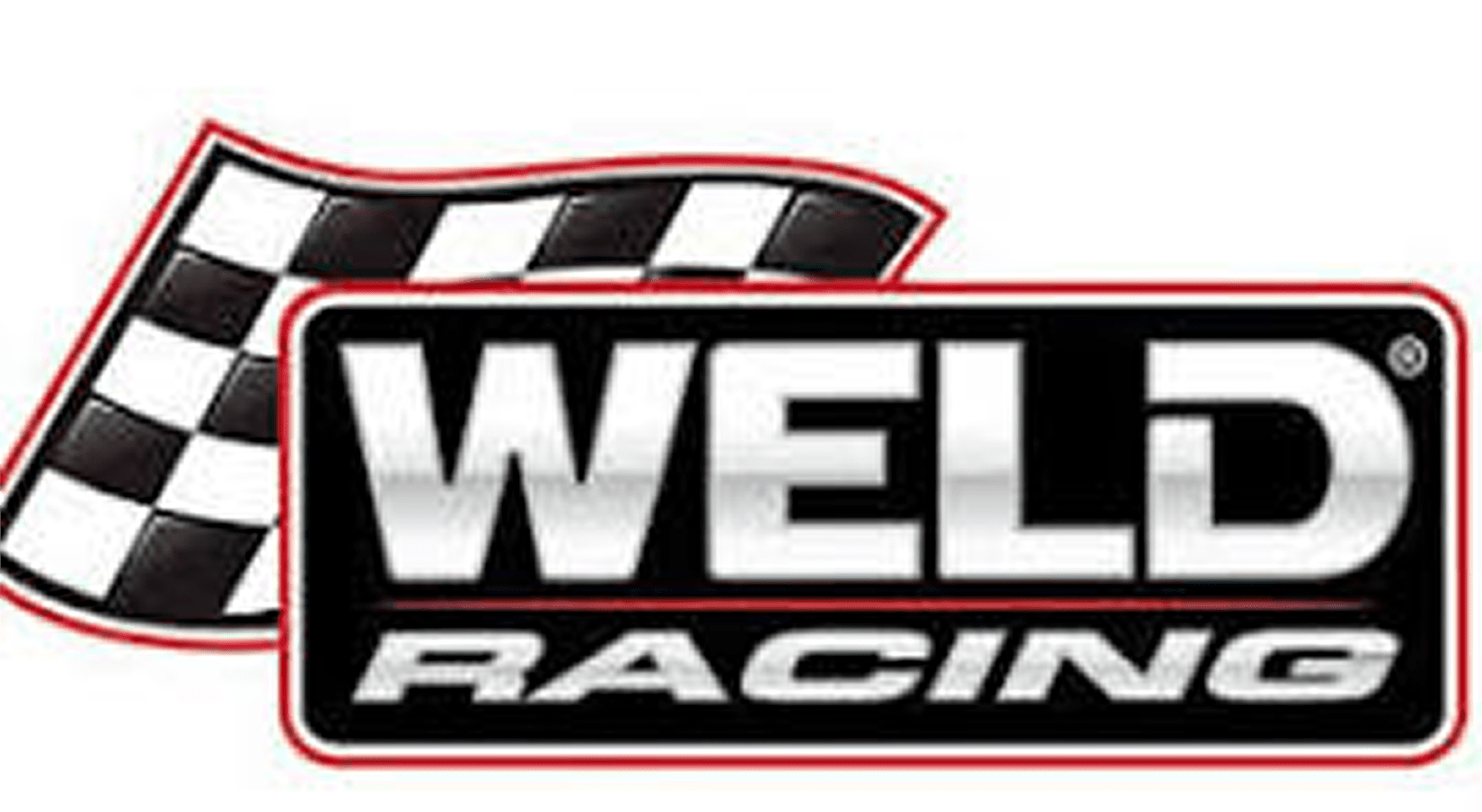 A logo with stylized text and racing elements.